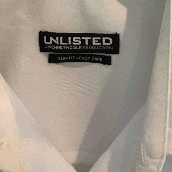 Kenneth Cole unlisted white button down - Picture 4 of 5